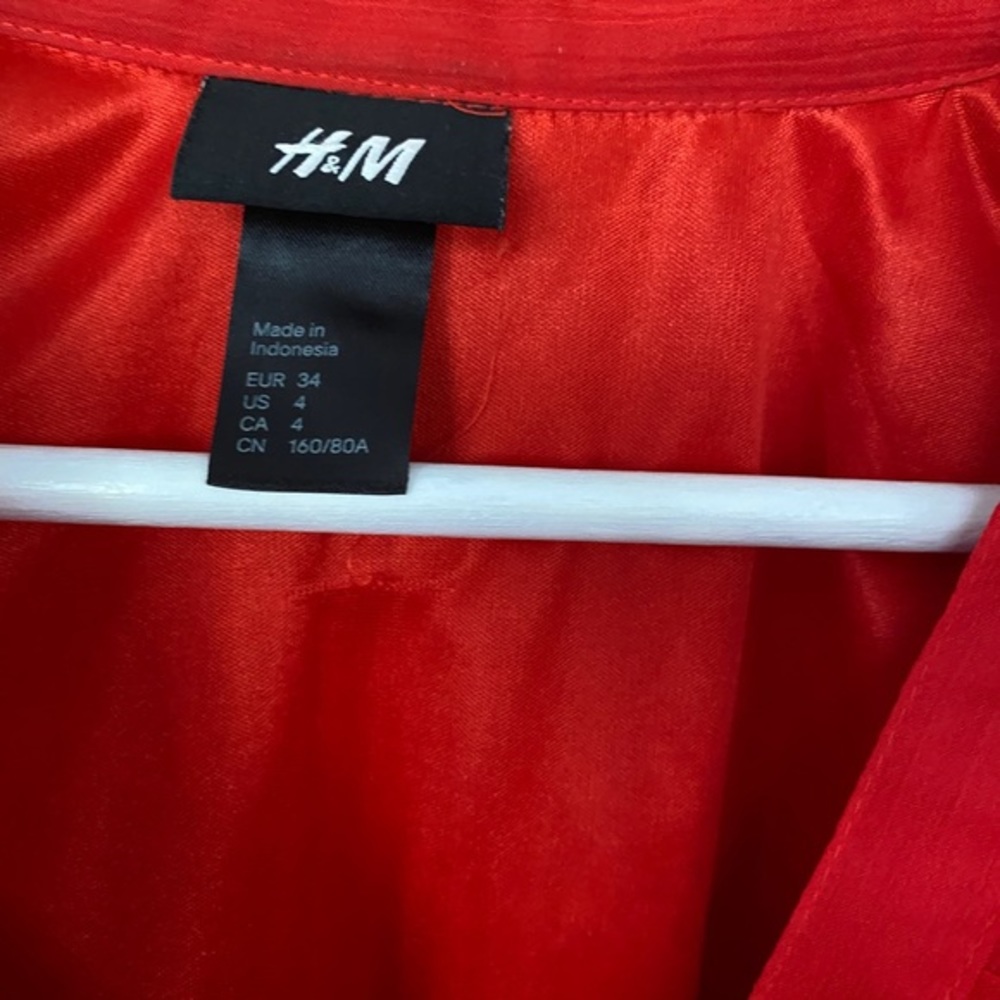 Red raffled blouse H&M - Picture 6 of 6